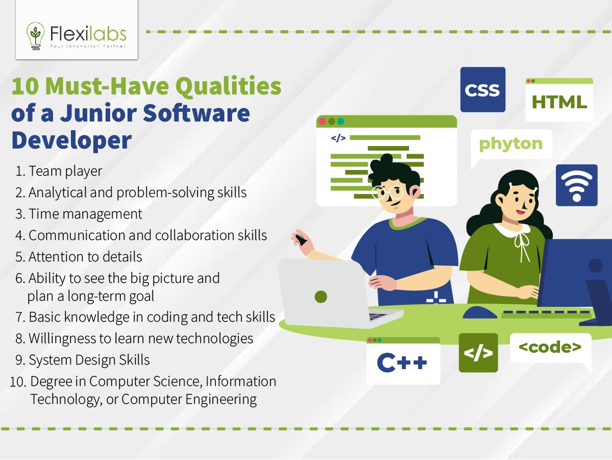 junior software developer qualities